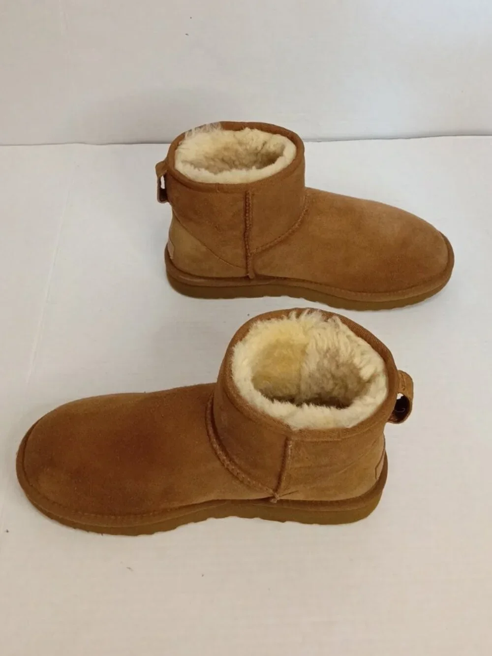 UGG Classic Mini II Chestnut Suede Boots Women’s Size 10